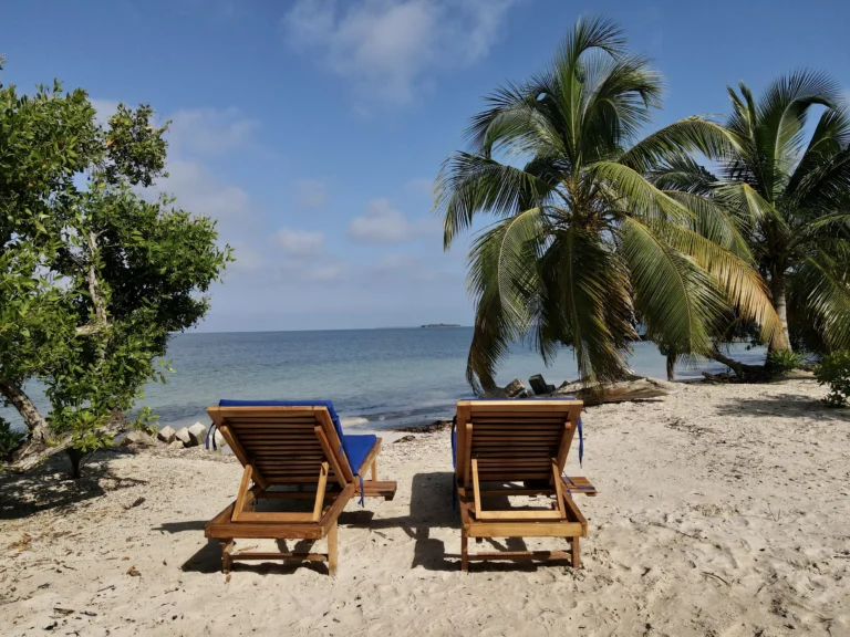 Outdoor area at Baru Beach House