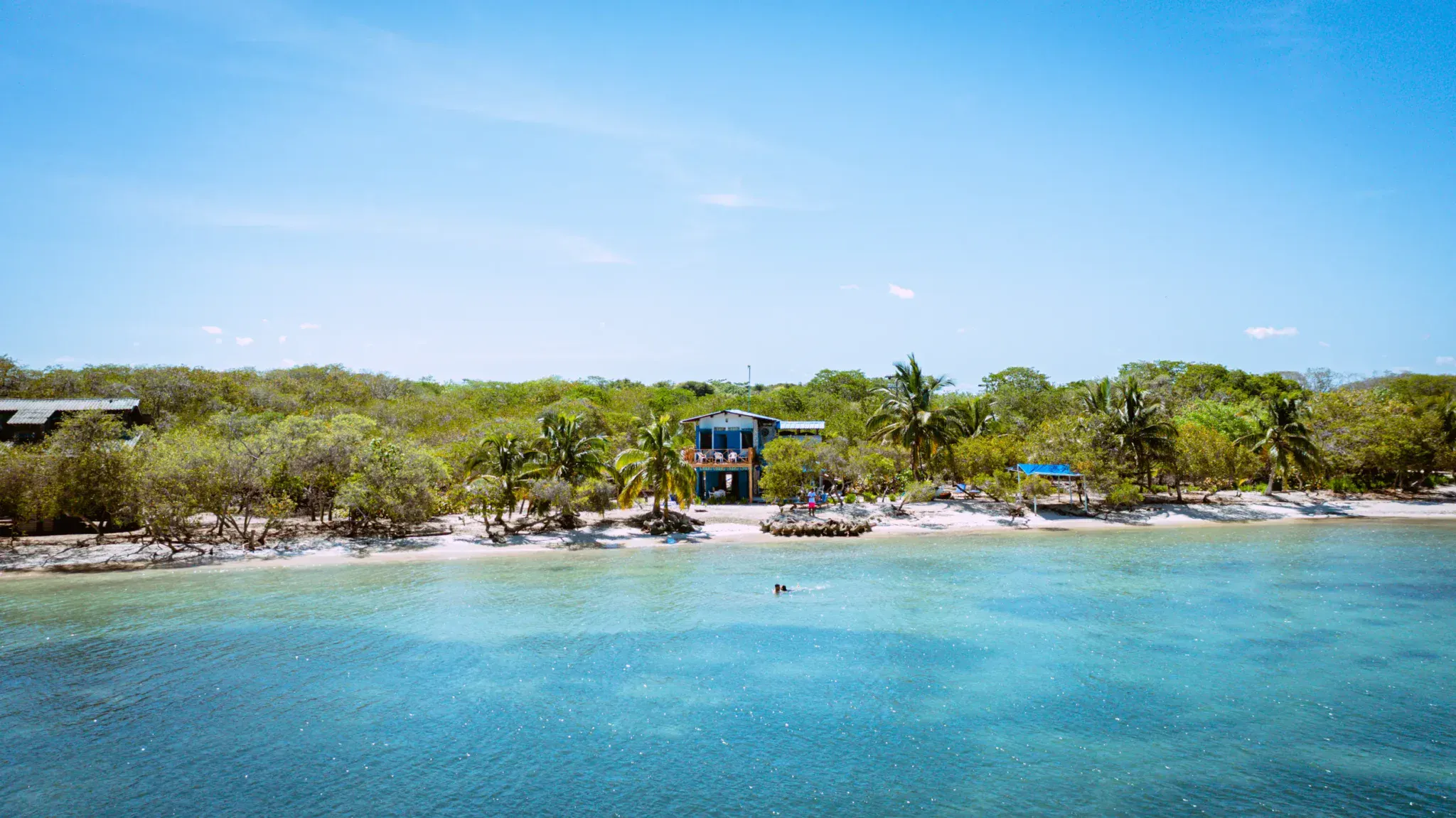 Casa Gaviota private beach in Barú, Colombia